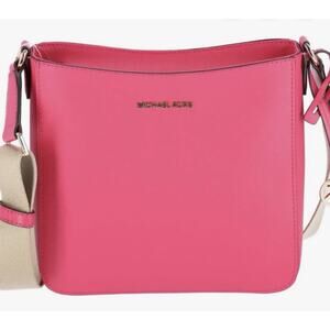 MICHAEL KORS JET SET TRAVEL SMALL SHOULDER MESSENGER BAG ELECTRIC PINK